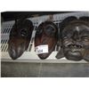 Image 1 : 3 AFRICAN MASKS