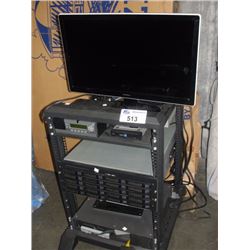 COMPUTER SERVER WITH MONITOR AND STAND