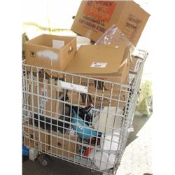 PALLET LOT OF MISC STORAGE LOCKER GOODS