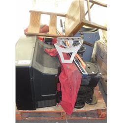 PALLET LOT OF MISC STORAGE LOCKER GOODS