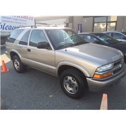 2005 CHEVROLET BLAZER SUV VIN # 1GNCT18X45K113285