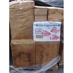 PALLET LOT OF PET STORE SUPPLIES