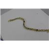 Image 2 : MULTI GEMSTONE AND DIAMOND TENNIS BRACELET, FIGURE 8 LINKS, 6.45+CW, VS CLARITY, INCLUDES $425