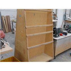 WOOD A FRAME CLAMP RACK WITH CLAMPS