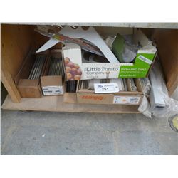 LOT OF ASSORTED CABINETRY PARTS & HARDWARE