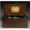 Image 1 : SWISS DRUMS, BELLS AND CASTANETS-IN-SIGHT MUSICAL BOX, no. 55139, the 13 inch cylinder playing 10...
