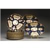 Image 1 : ROYAL WORCESTER SERVICE, with moulded rims painted in colours with insects and exotic birds in pa...