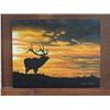 Image 1 : John De Jong - Bull Elk at Sunset