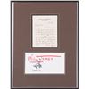 Image 1 : Will James Letter framed together with Will James print