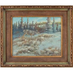 Robert F. Morgan, oil on board