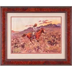 Leonard Reedy, watercolor