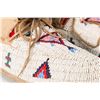 Image 2 : Cheyenne Fully Beaded Woman's Moccasins, 8 ¾" long
