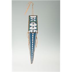 Ute Fully Beaded Tab Bag, 20 ½" overall