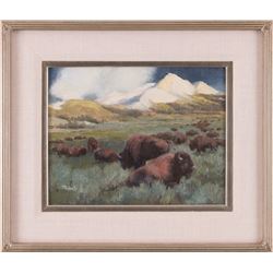 Phil Korell, oil on board