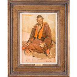 Ned Jacob, oil on board