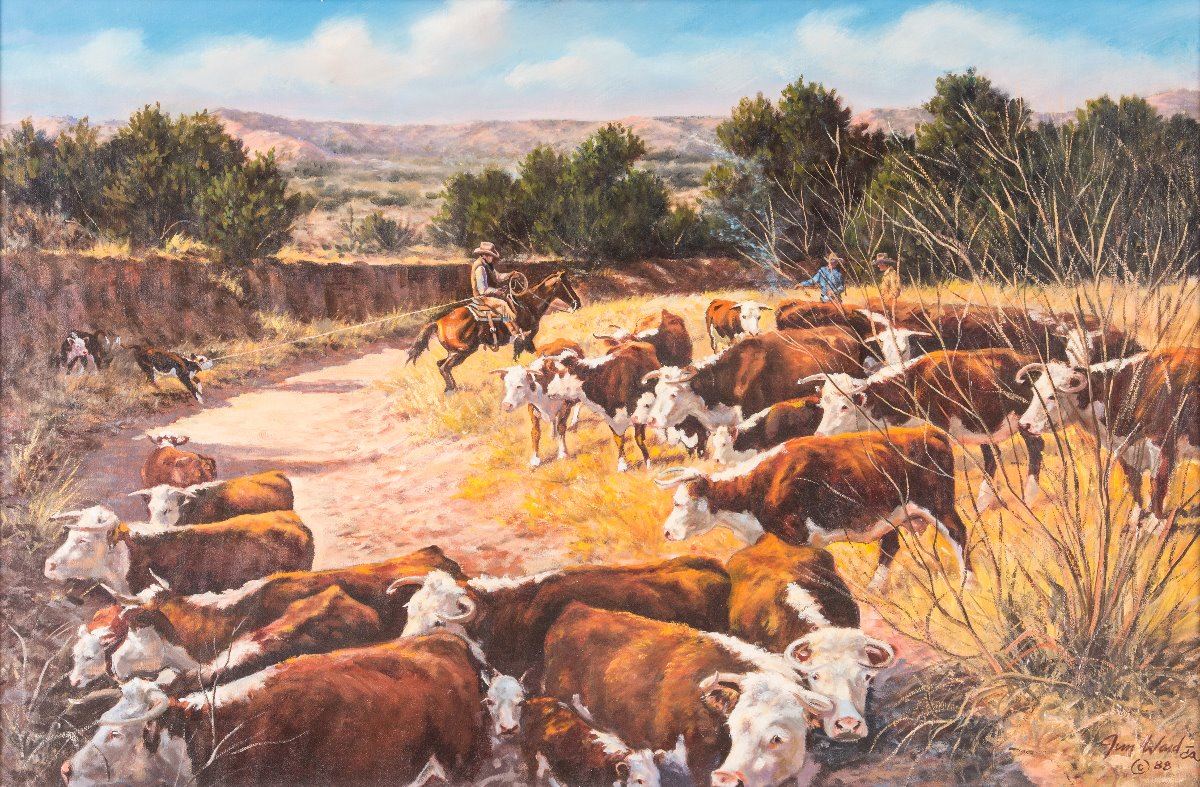 Jim Ward, oil on canvas