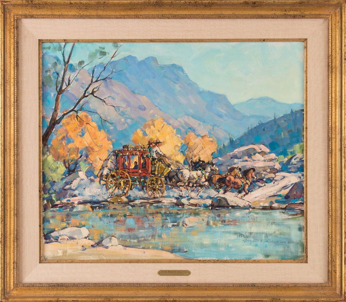 Marjorie Reed, oil on canvasboard