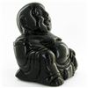 Image 2 : 1900ct Handcarved Rainbow Obsidian Buddha (CLB-001073)