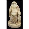 Image 1 : Chinese Handcarved Bone Happy Buddha (CLB-001636)