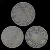 Image 2 : 1918-19 Canada 25c 3 Pcs Better Circulated (COI-008598)