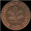 Image 2 : 1950G Germany 1pf MS64 (COI-009781)