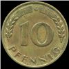 Image 1 : 1949G Germany 10pf AU Scarce (COI-010301)