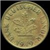Image 2 : 1949G Germany 10pf AU Scarce (COI-010301)