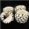 Image 1 : Handcrafted Shell Napkin Ring Set (DEC-000957)