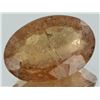 Image 1 : 6ct Deep Yellow Orange Tourmaline Oval Cut (GEM-054731)