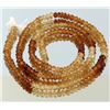 Image 1 : 41.4ct Hessonite Garnet Faceted Bead Strand (JEW-005055)
