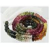 Image 1 : 47.3ct Multi-color Tourmaline Faceted Bead Strand (JEW-005747)