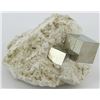 Image 1 : 385ct Individual Pyrite Cube Crystal on Sandstone Base (MIN-002732)