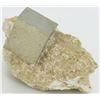 Image 1 : 475ct Individual Pyrite Cube Crystal on Sandstone Base (MIN-002756)