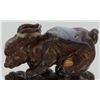 Image 1 : 270ct Natural Boulder Opal Carved Rabbit (MIN-002901)