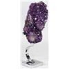 Image 1 : 5034.96ct Gem Grade Amethyst Crystal Cluster on SS Stand (MIN-004501)