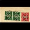 Image 1 : 1935 GB Multiple 1/2p & 1p on Piece SCARCE (STM-000876)