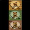 Image 1 : 1985 Guyana 120c Color Change MINT NH Triple (STM-000887)