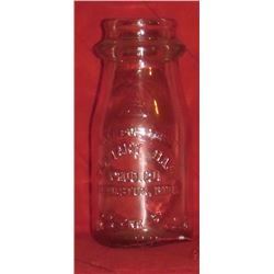 SANITARY DAIRY PROD CO half pint liquid old bottle for milk or cream ?