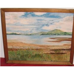 DaveMartinTrainBox original painting