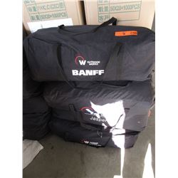 4 Used tents in bags
