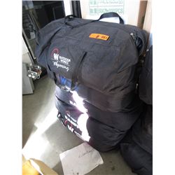 4 Used tents in bags