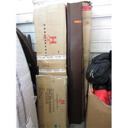 5 Pieces of assorted unassembled furniture parts