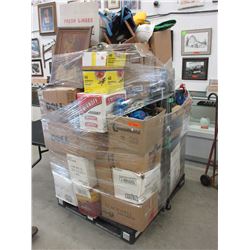Skid of storage locker items