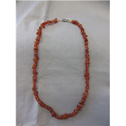 38 CTW Genuine Orange Baltic Amber Necklace