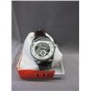 Image 2 : New - Man's Mechanical Style Skeleton Wrist Watch