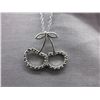 Image 1 : Cute Cherries Necklace set with Diamond