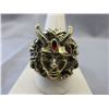 Image 1 : Solid Bronze Cast "Lady with Horns" Ring