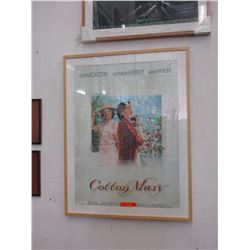 Framed "Cotton Mary" movie poster