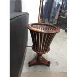 Wood plant stand