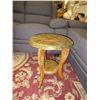 Image 1 : Carved wood accent table - used